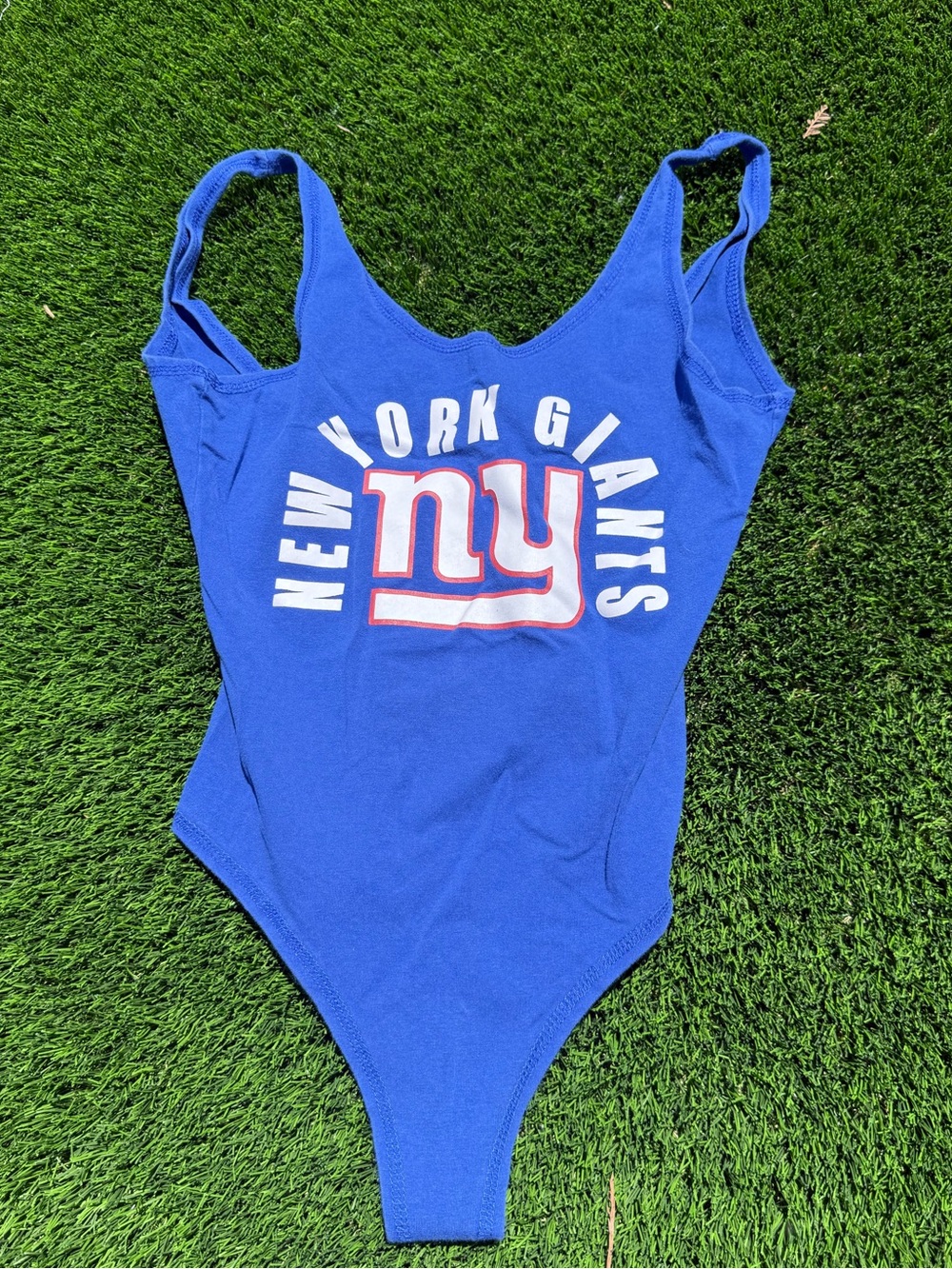 NFL New York Giants Royal Blue One-Piece Bodysuit